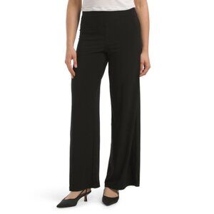 PHILOSOPHY Black Wide Leg Pants